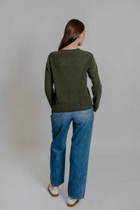 Bella - Cable Trim Pullover