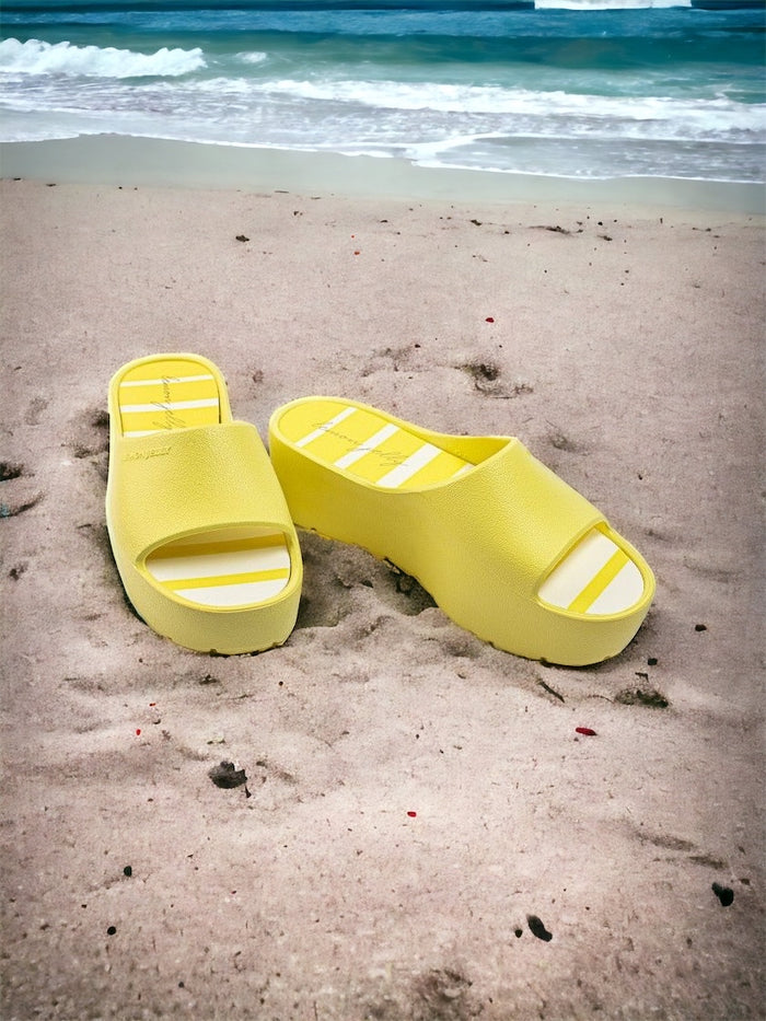 Sunny Platform Slides - Lemonade