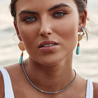 Turquoise Tennis Necklace