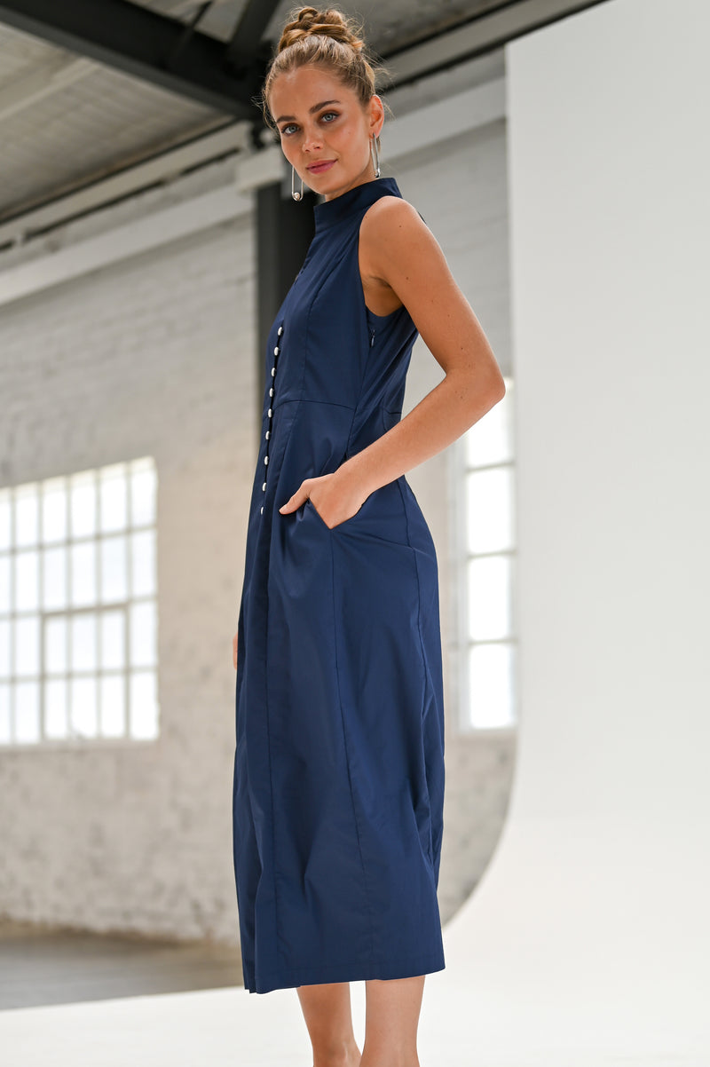 Wyatt Wylde - Farley Dress - Navy