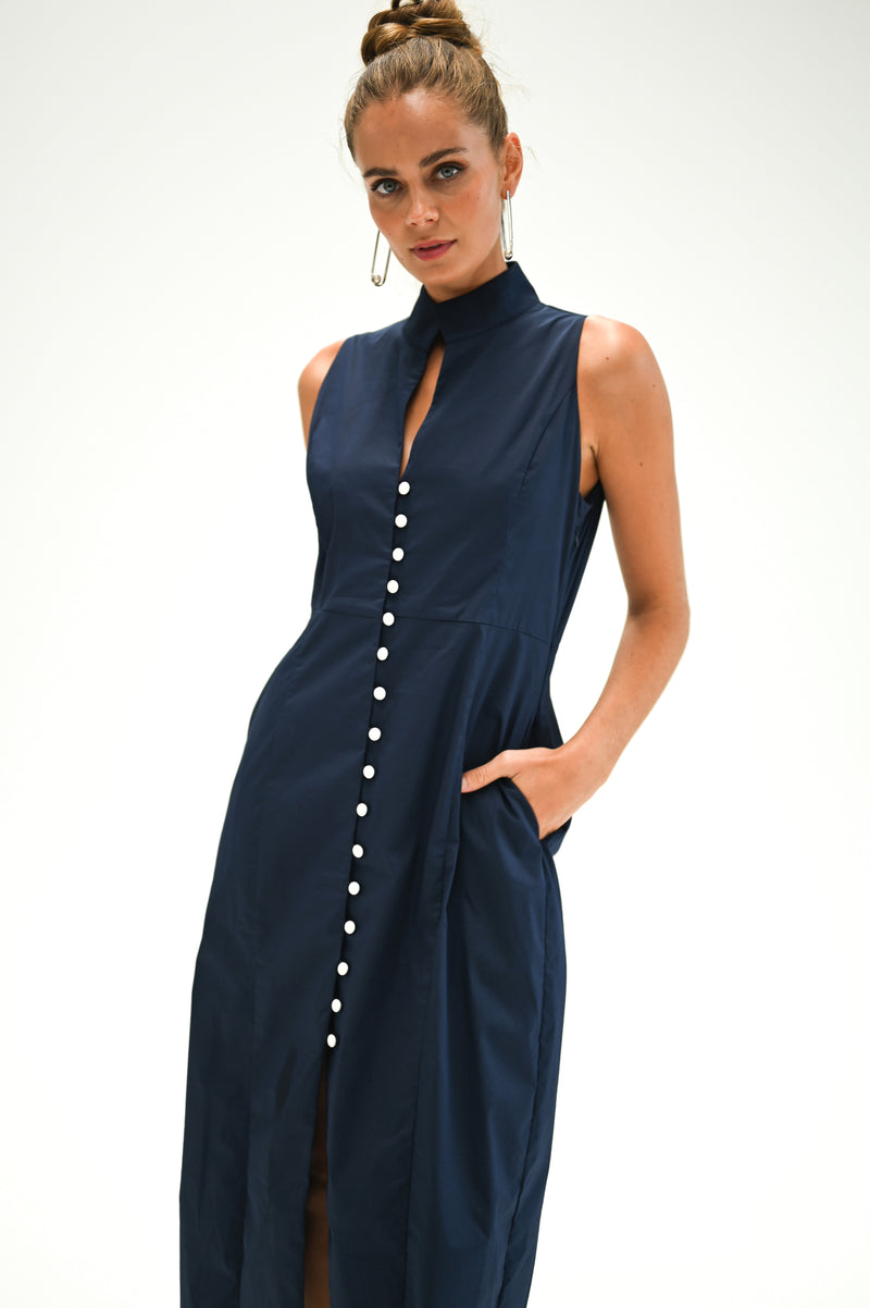 Wyatt Wylde - Farley Dress - Navy