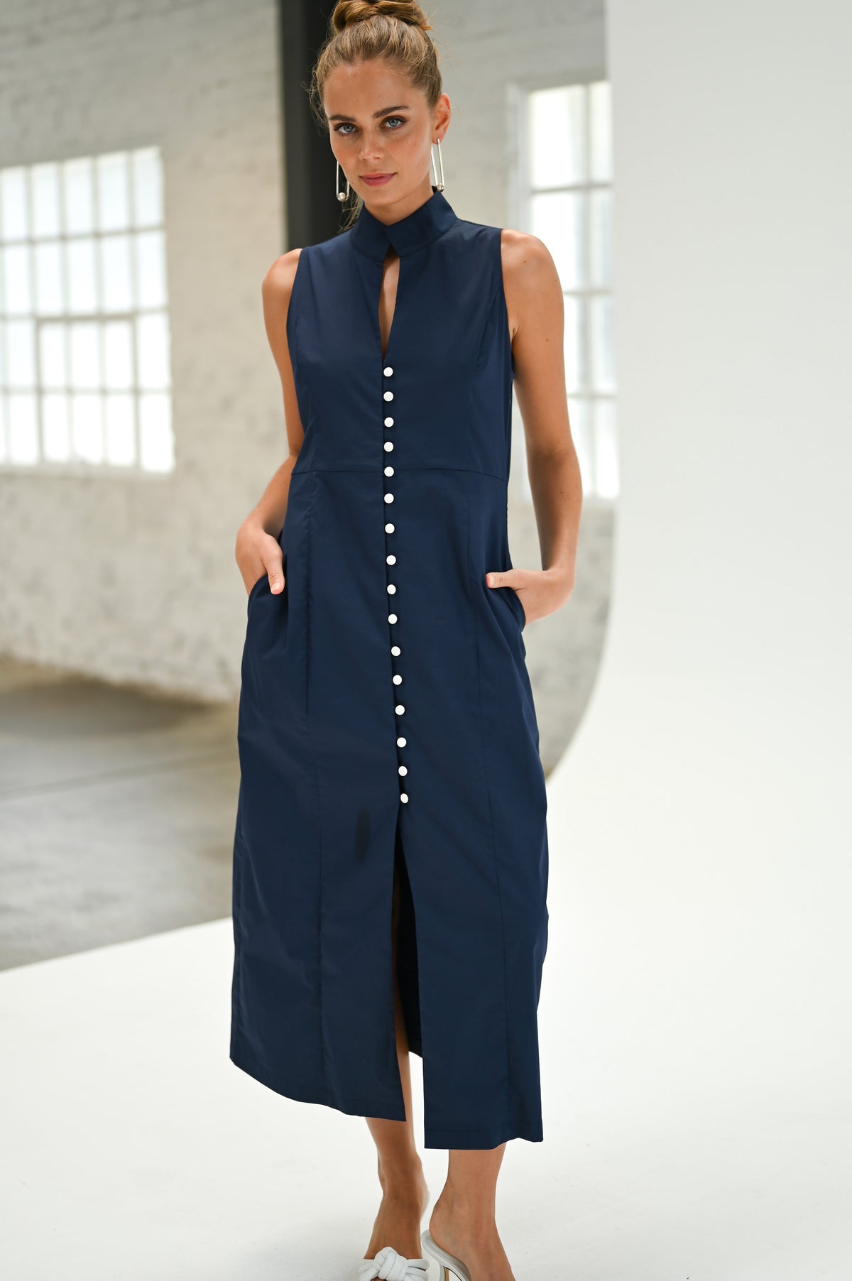 Wyatt Wylde - Farley Dress - Navy