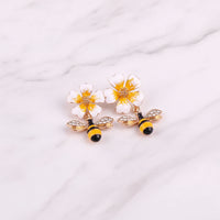 Enamel Bee Brooches
