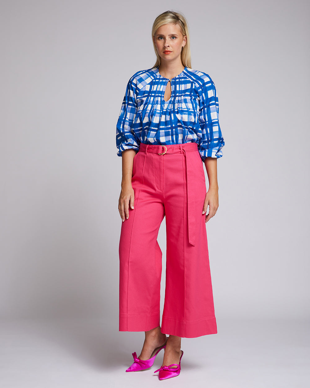 Chiara Trouser - Raspberry