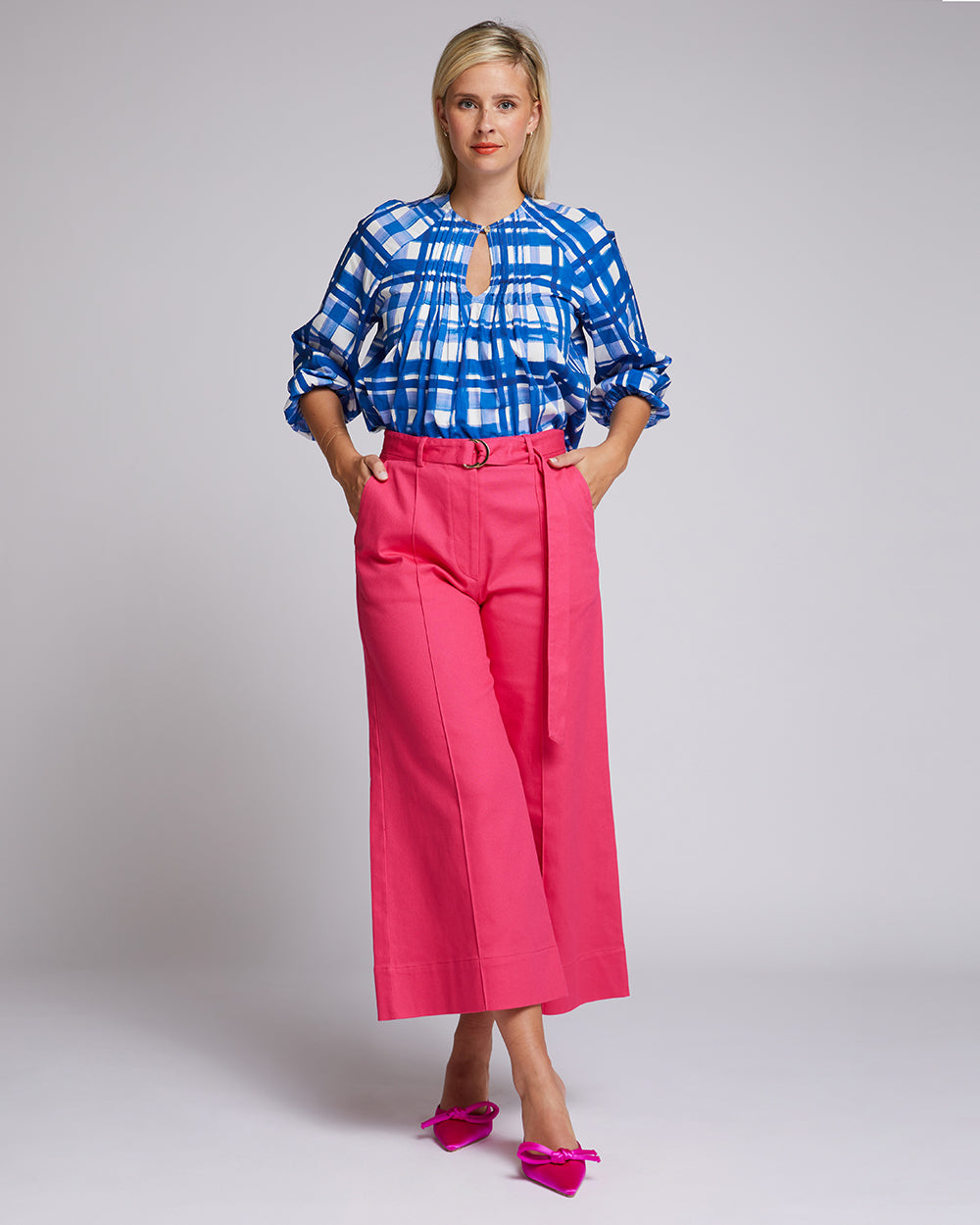 Chiara Trouser - Raspberry