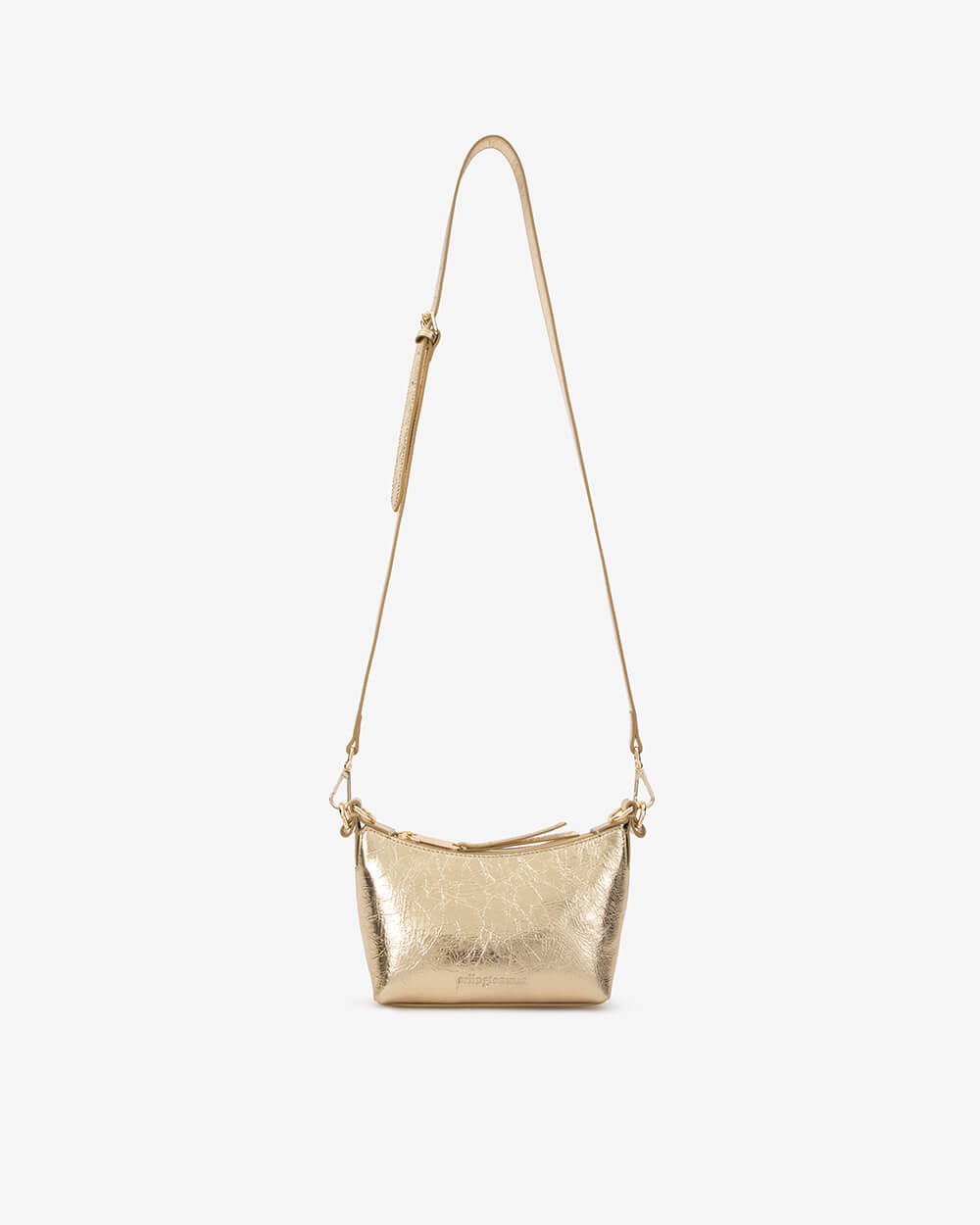 Arlington Milne Freya Bag Gold Crinkle