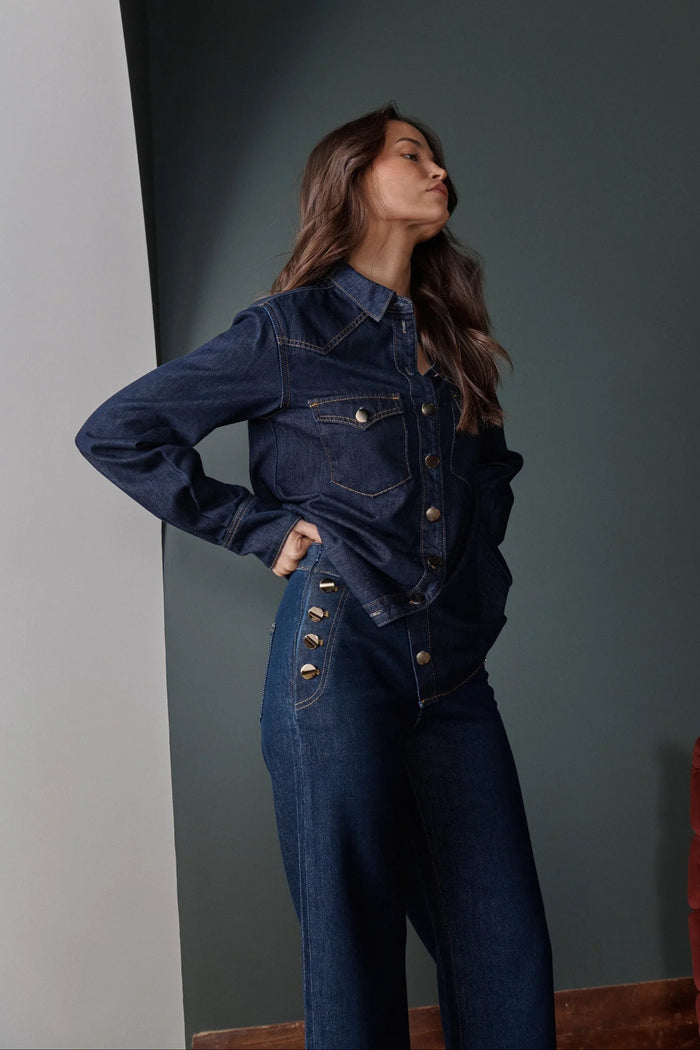 Kireina - Freya Sailor Jean - Indigo