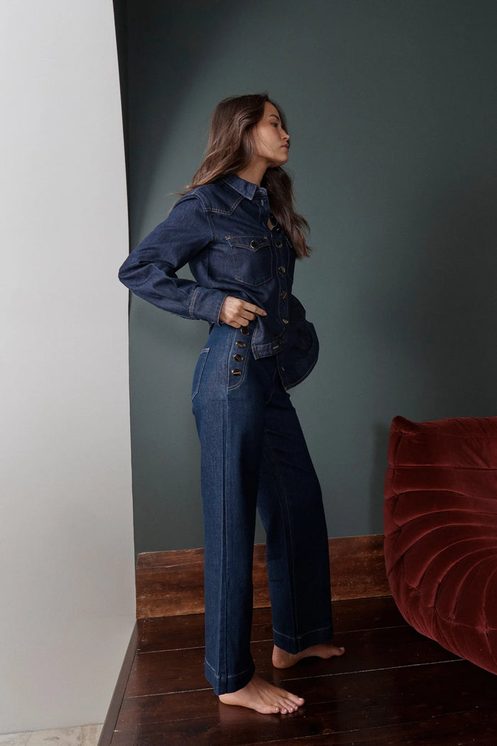 Kireina - Freya Sailor Jean - Indigo