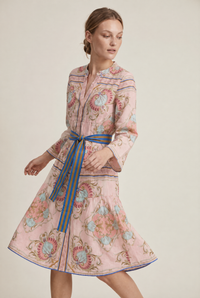 Lola Morocco Midi Dress - Neptune Pink