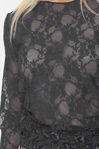 Joey the Label Lace Top Black