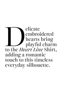 Coop Heart Line Shirt in Pink