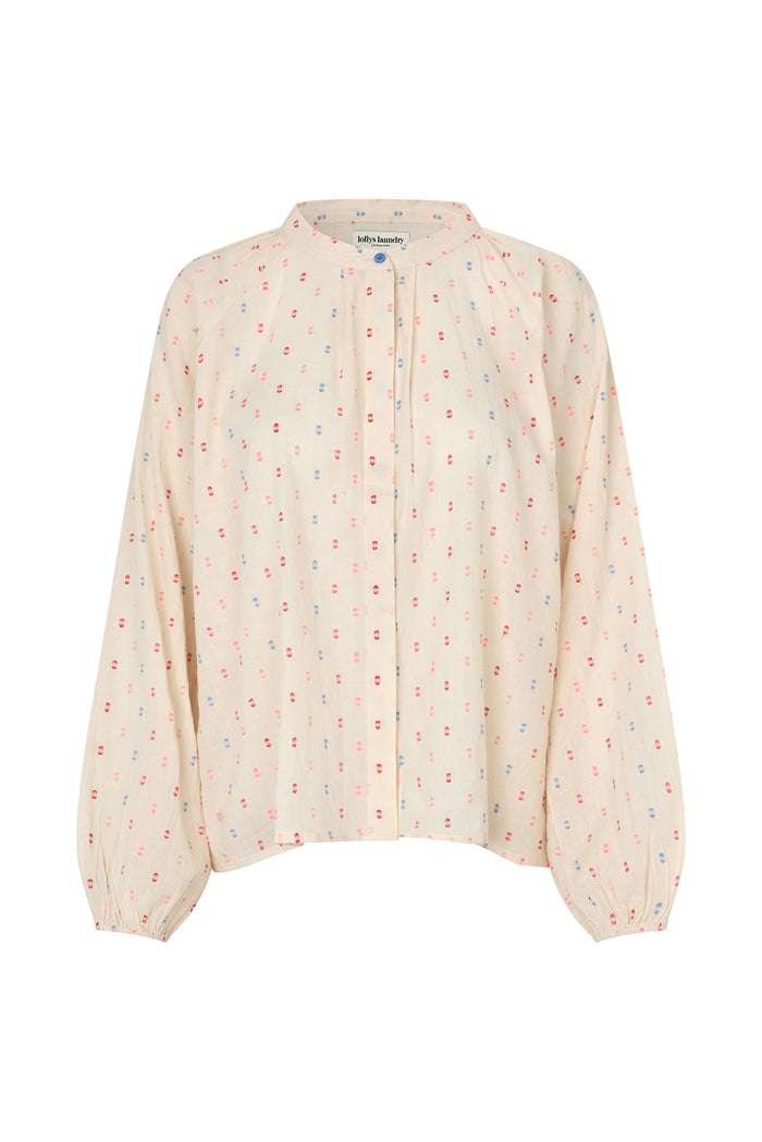 Lollys Laundry Hailey Shirt in Creme - front