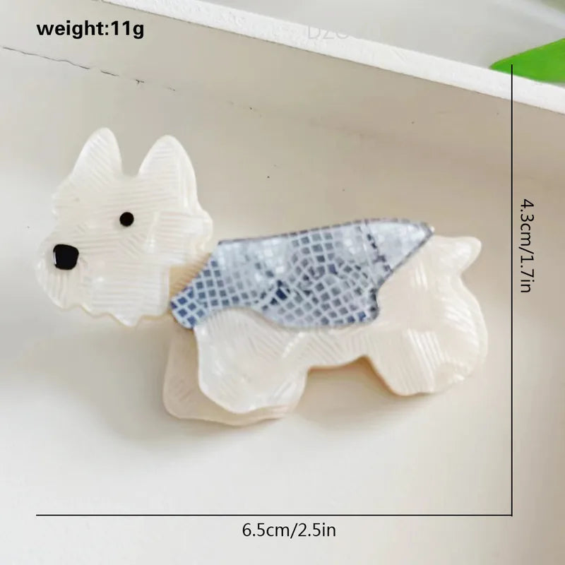Pooch Acrylic Brooch