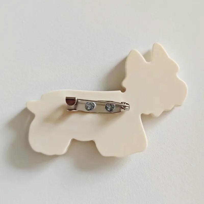 Pooch Acrylic Brooch