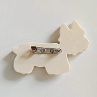 Pooch Acrylic Brooch