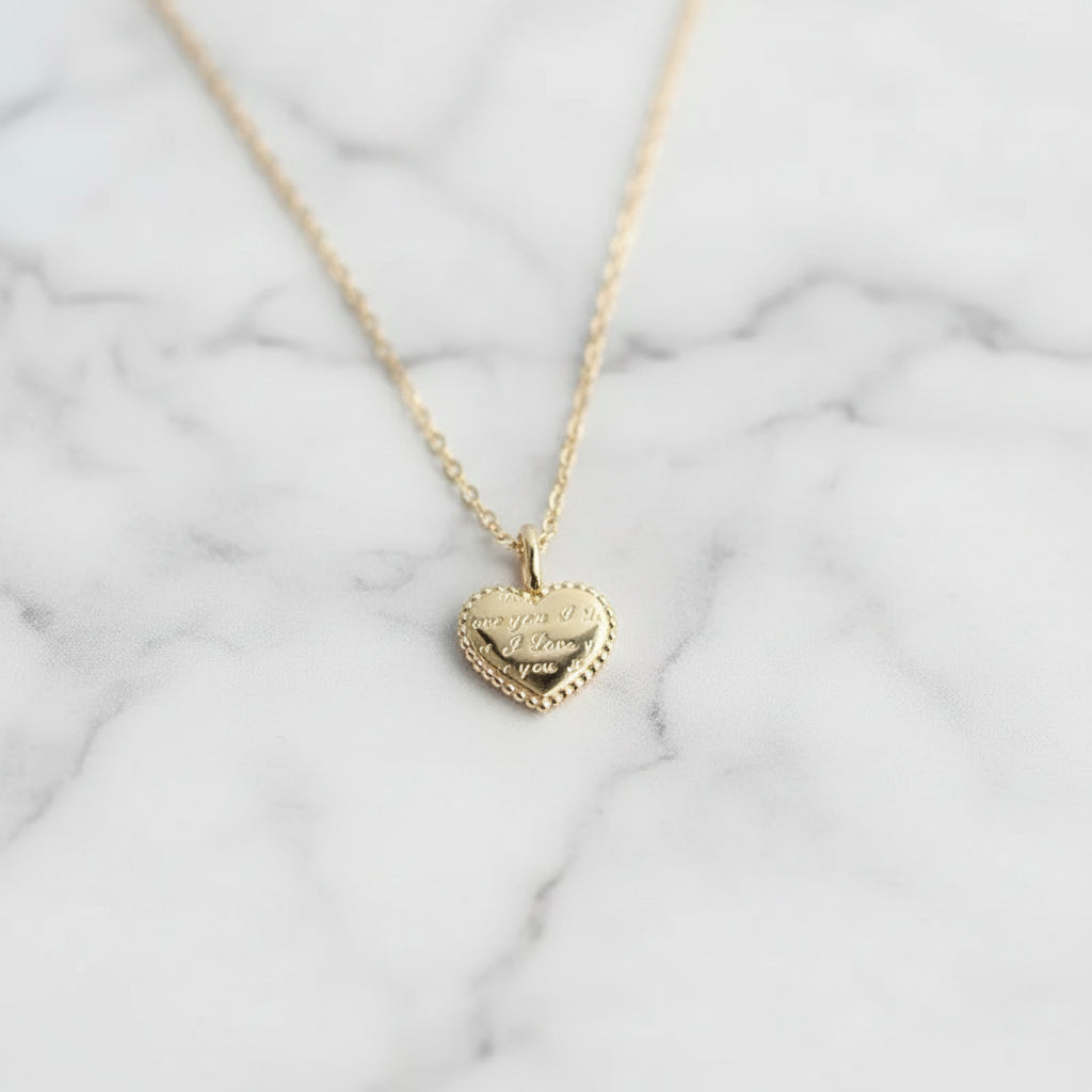 Love Note Heart Necklace