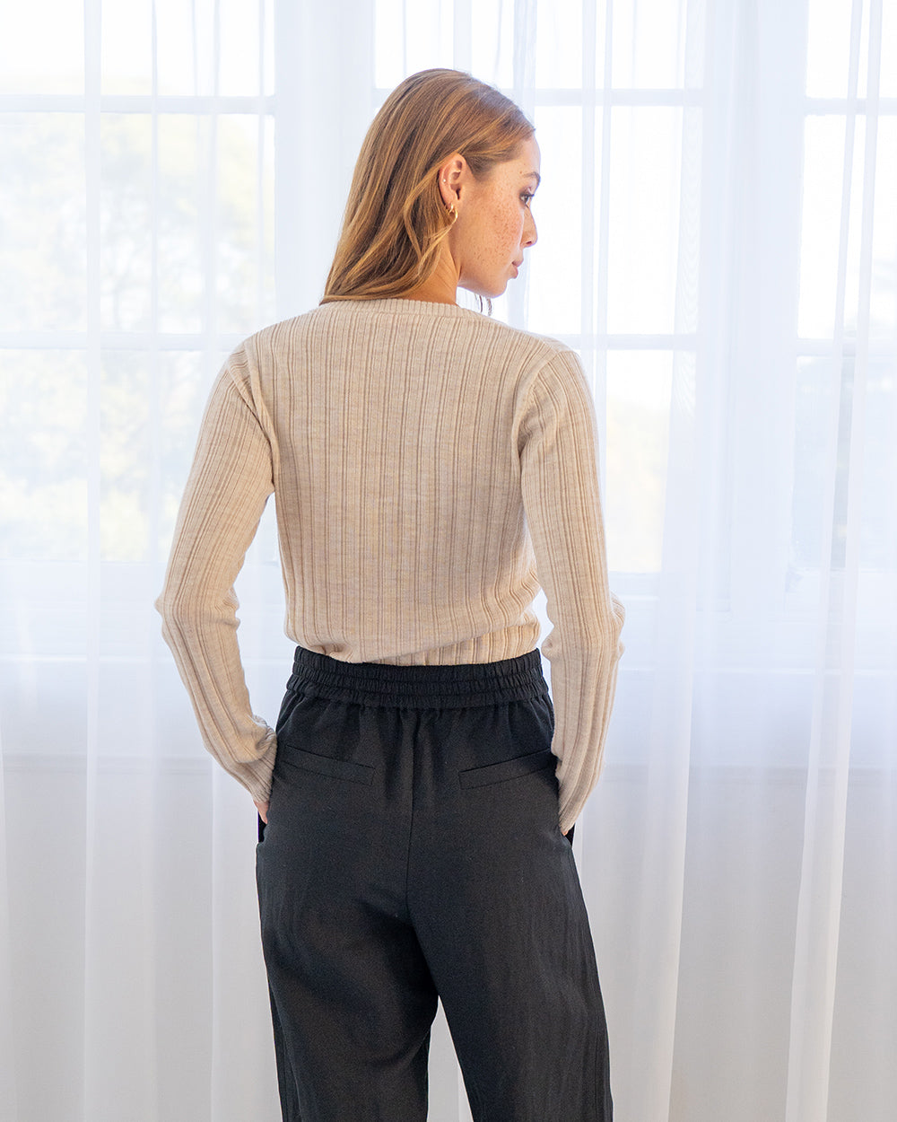Henly Cashmere Rib Knit