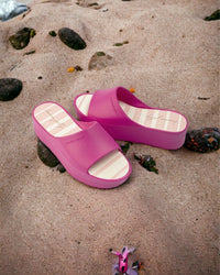 Sunny Platform Slides - Fuschia