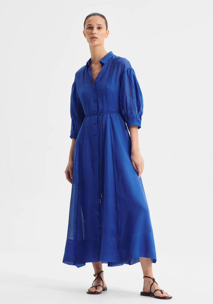 Morrison - Bonita Shirt Dress Cobalt