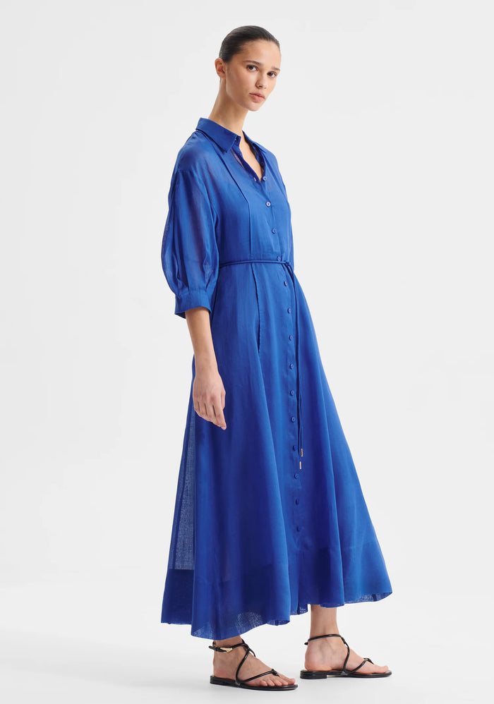 Morrison - Bonita Shirt Dress Cobalt
