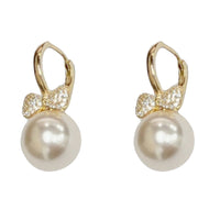 Pearl & Bow Earring