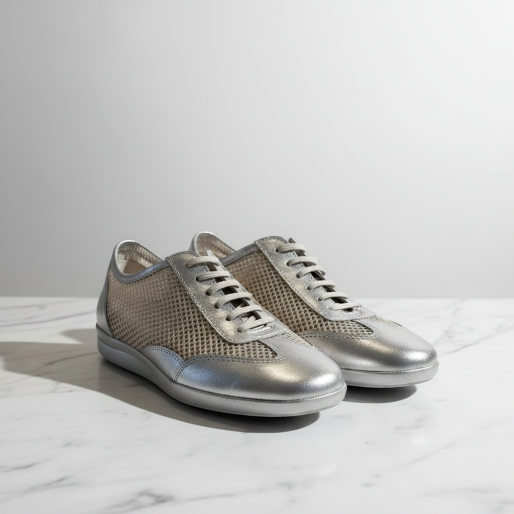 Andacco - Alanna Sneaker - Metallic Silver