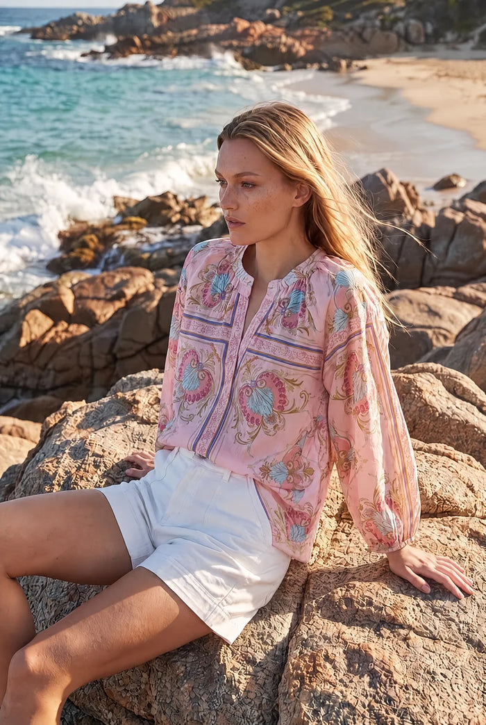 Lola - Twenty Shirt - Neptune Pink