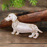 Dachshund Magnetic Brooch