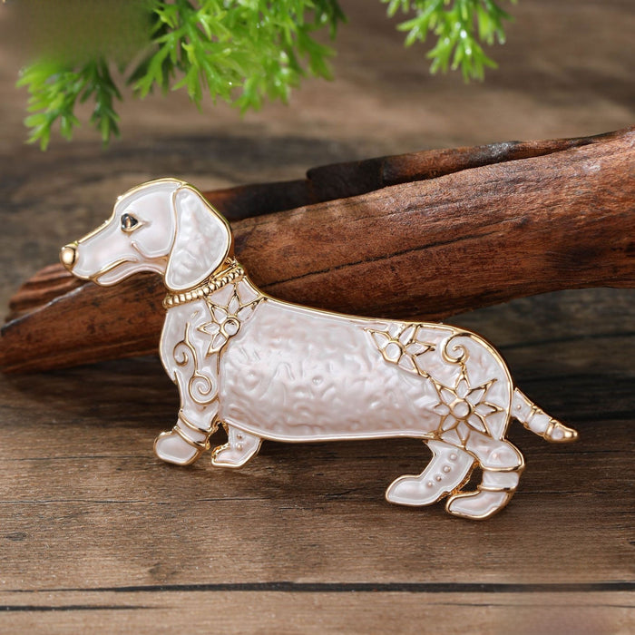 Dachshund Magnetic Brooch