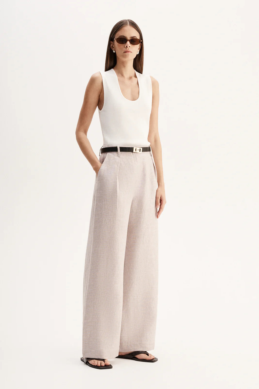 Elka - Harlow Pant - Natural