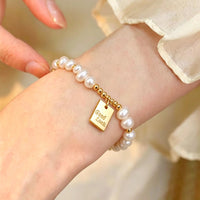 Good Luck Freshwater Pearl Copper Bracelet