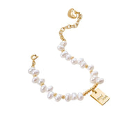 Good Luck Freshwater Pearl Copper Bracelet