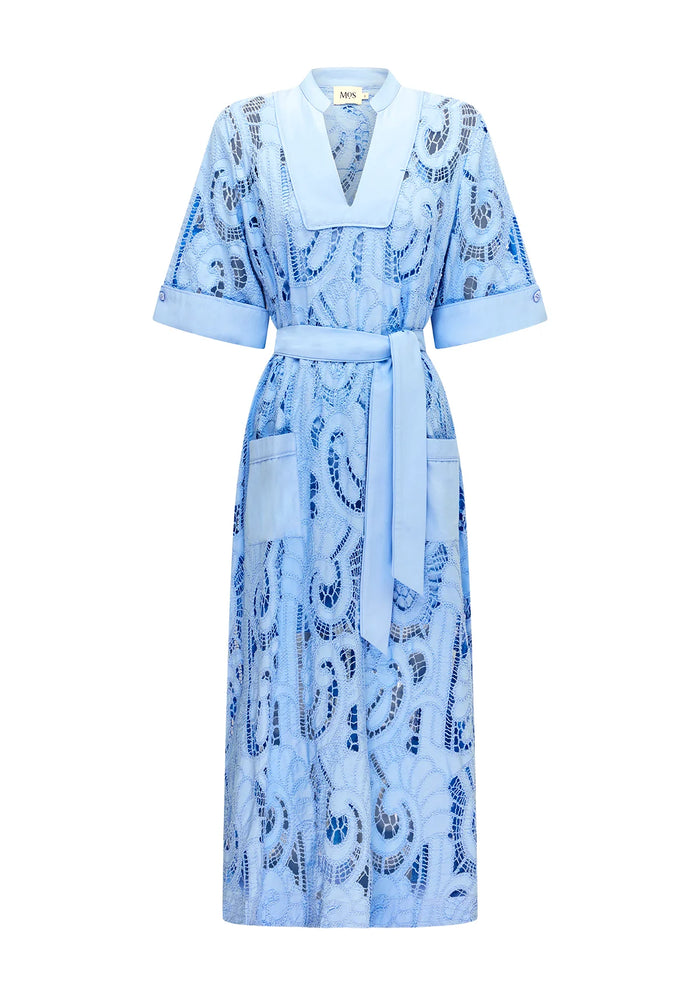 Mos the Label - Marbella Shift Dress - Cornflower Blue