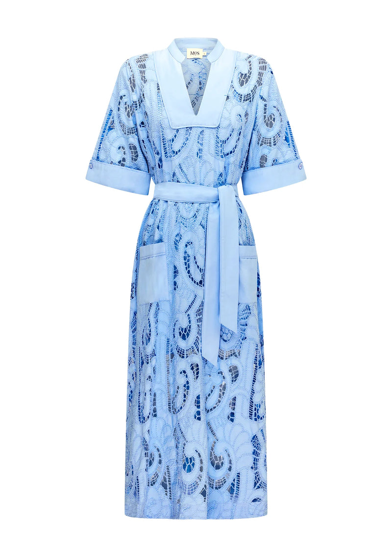 cornflower blue shift dress Mos the Label - Marbella Shift Dress