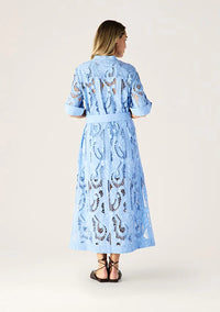 Mos the Label - Marbella Shift Dress - Cornflower Blue