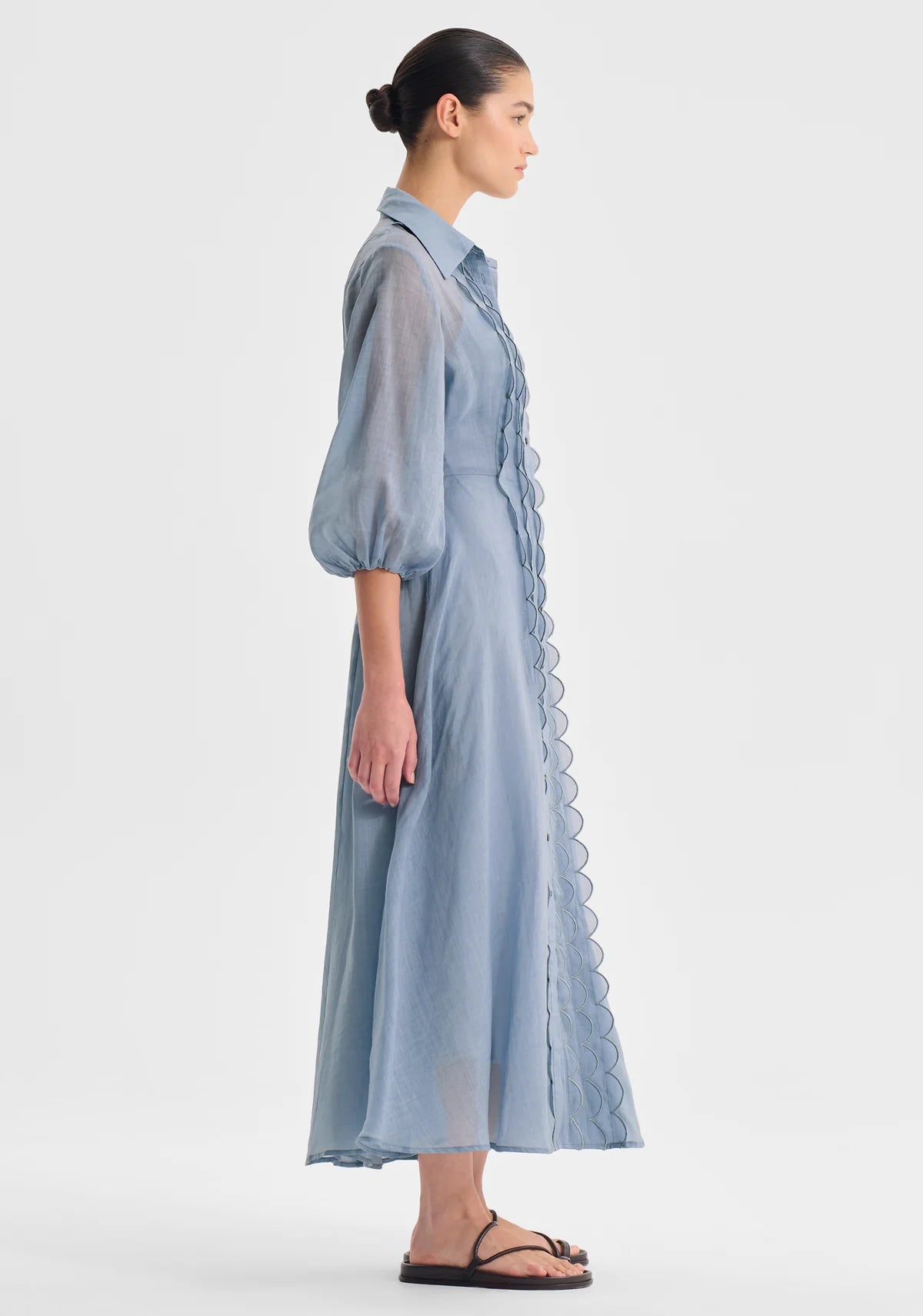 Morrison - Constance Shirt Dress - Sky Blue