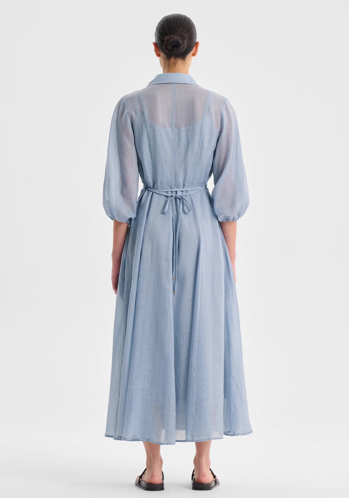 Morrison - Constance Shirt Dress - Sky Blue