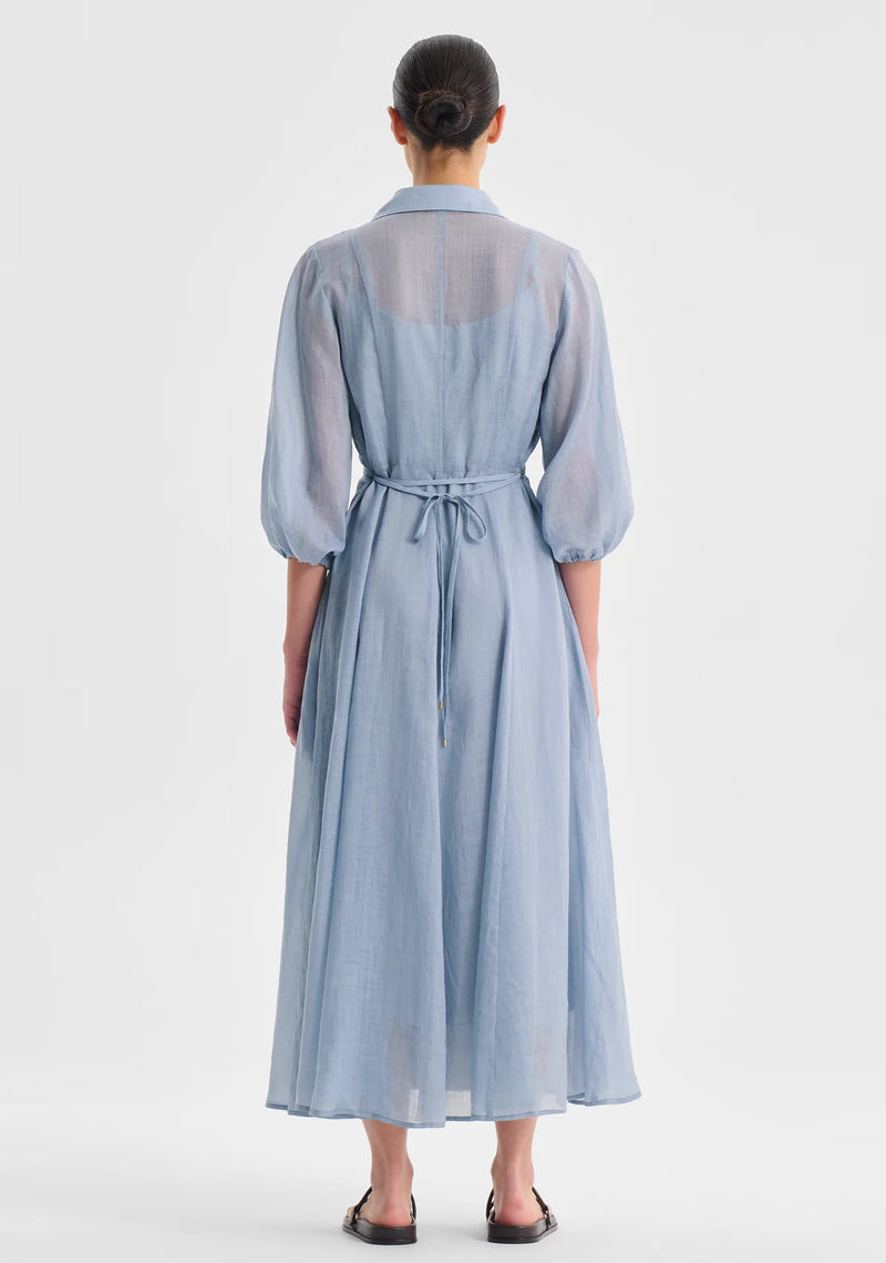 Morrison - Constance Shirt Dress - Sky Blue