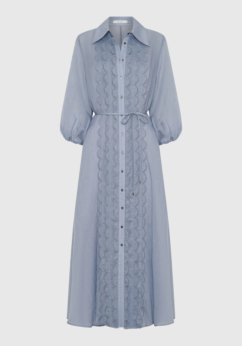 Morrison - Constance Shirt Dress - Sky Blue