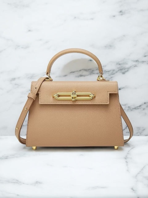 Anna Leather Satchel Bag