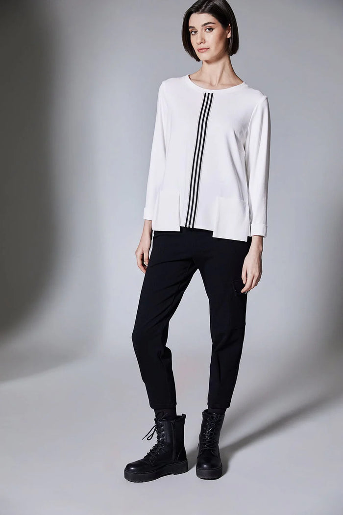 Peruzzi - Centre Stripe Top