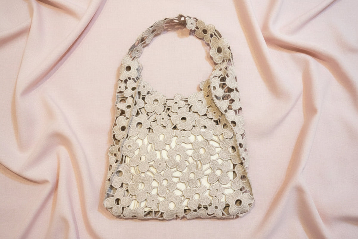 Flower Crochet Tote