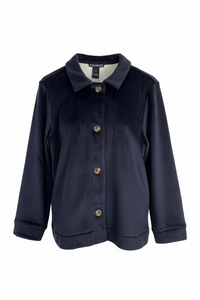 Velvet Stretch Cord Cosy Jacket