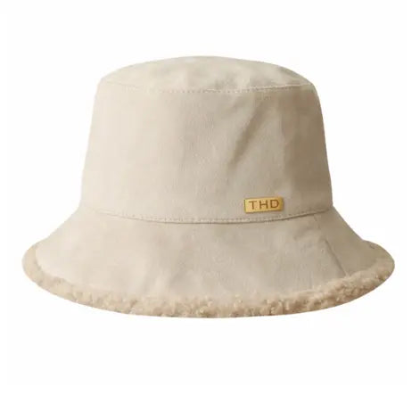 Suede Bucket Hut - Faux