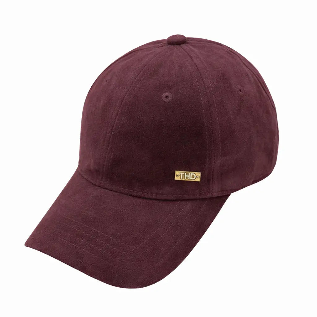 Suede Baseball Cap - Faux