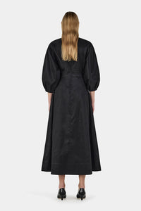 Hansen & Gretel - Penelope Chocolate Taffeta Dress