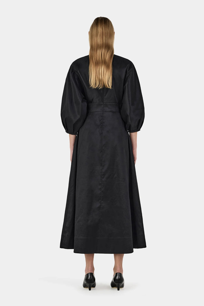 Hansen & Gretel - Penelope Chocolate Taffeta Dress