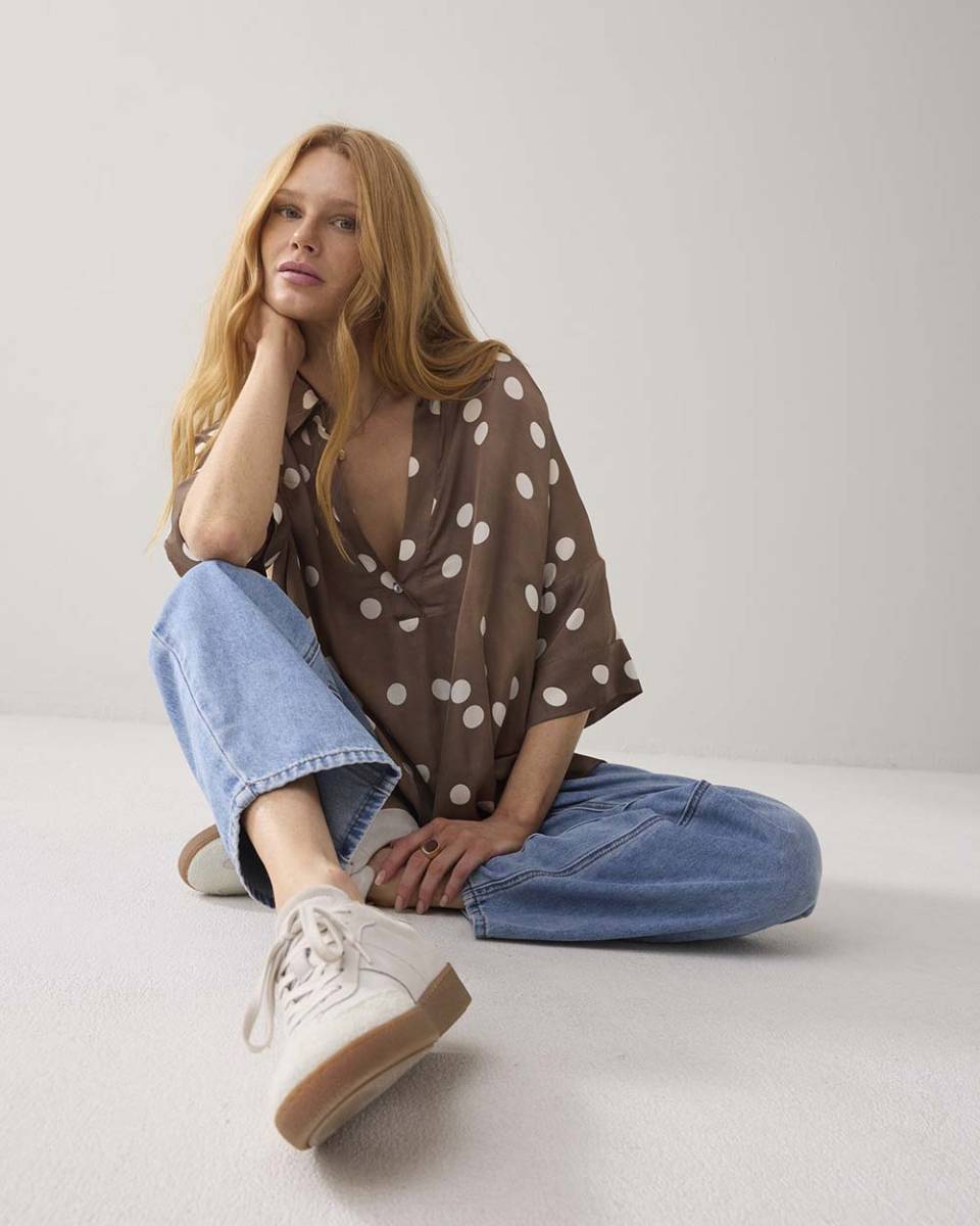 Summum - Top Irregular Dots - Khaki