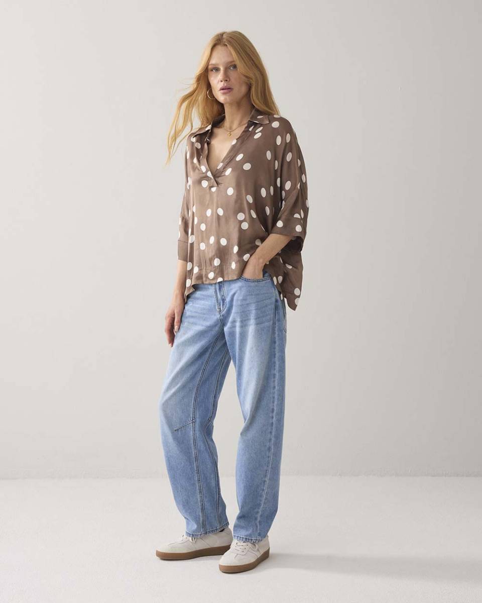 Summum - Top Irregular Dots - Khaki