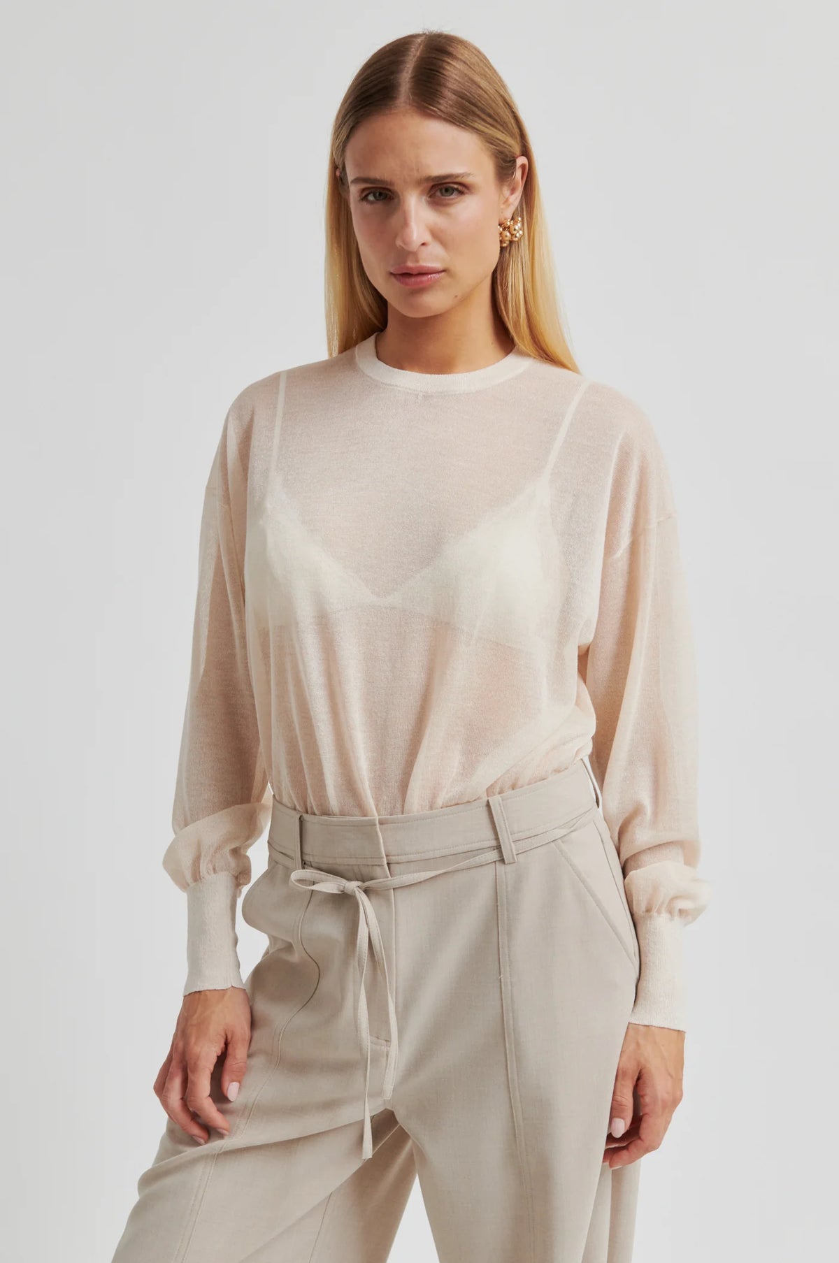 Second Female - Sallie Knit Pullover - Pumice Stone